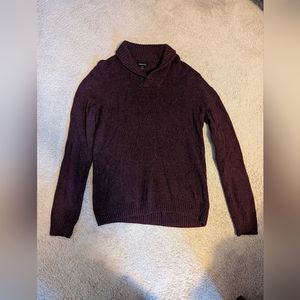 Burgundy men's sweater RW&Co